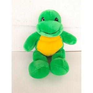 Retired Build A Bear Green Turtle Plush Stuffed Animal 14"   Without Shell BABW